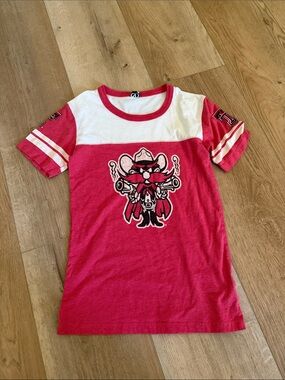 Women’s Texas tech Graphic T-Shirt with Raider red - size m